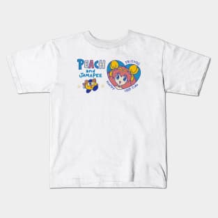 Wedding Peach and Jama-P furoku Kids T-Shirt